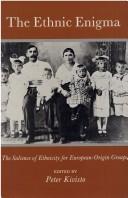 Cover of: The Ethnic enigma by edited by Peter Kivisto.