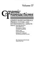 Cement-based materials by Mosongo Moukwa, Shondeep L. Sarkar, Karen Luke