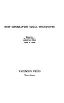 Cover of: New generation small telescopes