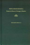 Cover of: Festa musicologica by edited by Thomas J. Mathiesen and Benito V. Rivera.
