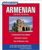 Cover of: Pimsleur Armenian (Western): Learn to Speak and Understand Armenian with Pimsleur Language Programs | Pimsleur