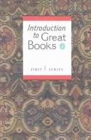 Cover of: Introduction to Great Books First Series 1 by Great Books Foundati, Great Books Foundation (U.S.)
