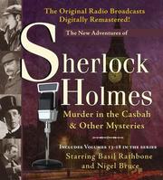 Cover of: Murder in the Casbah and Other Mysteries: New Adventures of Sherlock Holmes (The Original Radio Broadcasts)