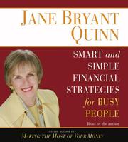 Cover of: Smart and Simple Financial Strategies for Busy People by Jane Bryant Quinn
