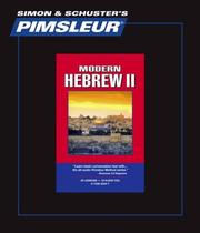 Cover of: Hebrew II | Pimsleur