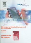 Cover of: Dictionary of Medical Acronyms & Abbreviations Skyscape CD-ROM PDA Software | Stanley Jablonski