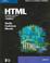 Cover of: HTML