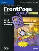 Cover of: Microsoft Office FrontPage 2003: Complete Concepts and Techniques, CourseCard Edition (Shelly Cashman)