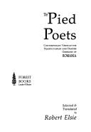 Cover of: The Pied poets: contemporary verse of the Transylvanian and Danube Germans of Romania