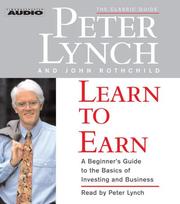 Cover of: Learn to Earn | Peter Lynch