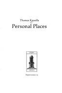 Cover of: Personal places
