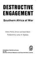 Cover of: Destructive Engagement: Southern Africa at War