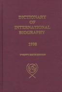 Cover of: Dictionary of international biography: a biographical record of contemporary achievement