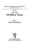 Cover of: All Before Them 1660-1780 (UNESCO Library of World Poetry)