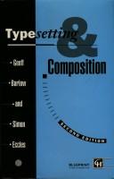 Cover of: Typesetting and Composition