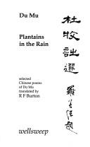 Cover of: Plantains in the Rain