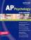 Cover of: Kaplan AP Psychology, 2008 Edition