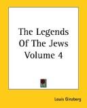 Cover of: The Legends Of The Jews by Louis Ginzberg