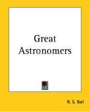 Cover of: Great Astronomers