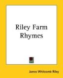 Front cover of Riley Farm Rhymes by Unknown