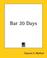 Cover of: Bar-20 Days