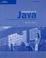 Cover of: Fundamentals of Java