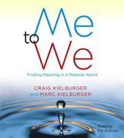 Front cover of Me to We by Unknown