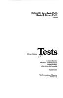 Cover of: Tests: a comprehensive reference for assessments in psychology, education, and business.