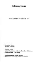 Cover of: The Brecht Yearbook / Das Brecht-Jahrbuch, Volume 21: Intersections/Schnittpunkte (Brecht Yearbook)