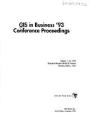 GIS in business '93 by GIS in Business (2nd 1993 Boston, Mass.)