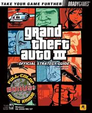 Cover of: Grand Theft Auto 3 Official Strategy Guide for PC