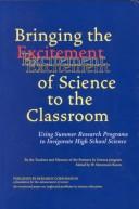 Bringing the excitement of science to the classroom by Research Corporation