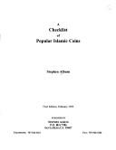 Cover of: A Checklist of Popular Islamic Coins