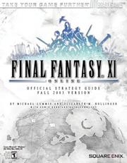Cover of: Final fantasy XI: official strategy guide