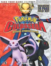 Cover of: Pokemon? Colosseum Official Strategy Guide (Signature (Brady))