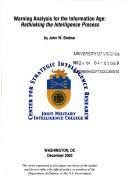 Cover of: Warning Analysis for the Information Age (Rethinking the Intelligence Process)