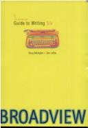 Front cover of The Broadview Guide to Writing by Doug Babington