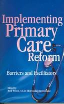 Cover of: Implementing Primary Care Reform | 