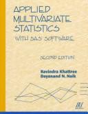 Cover of: Applied multivariate statistics with SAS software