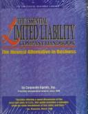 Cover of: The essential limited liability company handbook by by Corporate Agents, Inc.