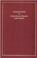 Cover of: International code of nomenclature of bacteria, and Statutes of the International Committee on Systematic Bacteriology, and Statutes of the Bacteriology and Applied Microbiology Section of the International Union of Microbiological Societies