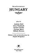 Cover of: Drama contemporary, Hungary: plays