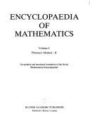 Cover of: Encyclopaedia of mathematics by (managing editor M. Hazewinkel). Vol.8, Reaction-diffusion equation - Stirling interpolation formula.