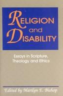 Cover of: Religion and disability by Marilyn E. Bishop, editor.