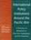 Cover of: International policy institutions around the Pacific Rim