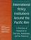 Cover of: International Policy Institutions Around the Pacific Rim