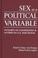Cover of: Sex as a political variable