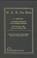 Cover of: W.E.B. Du Bois in memoriam