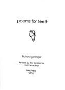 Cover of: poems for teeth
