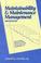 Cover of: Maintainability and Maintenance Management (3rd Edition)